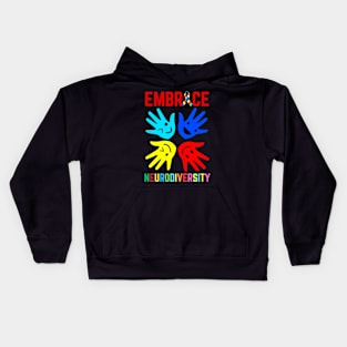 EMBRACE NEURODIVERSITY Kids Hoodie